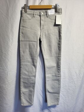 NEW H&M Light Gray Slim Jeans, Size 12
